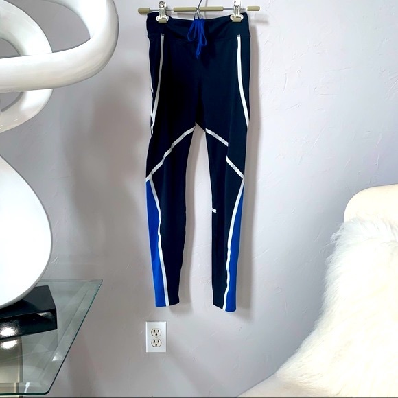 H&M Navy & Bright Blue Activewear Leggings - Picture 2 of 8